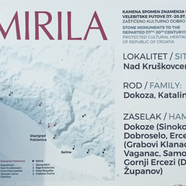 MIRILA - 2) MEASURES ABOVE THE PEAR LAND, Apartmani Bosi i Goli Starigrad Paklenica