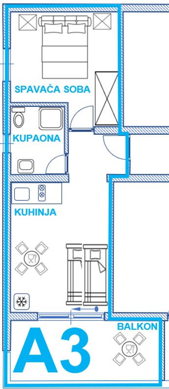 Apartment 3, Apartmani Bosi i Goli 23244