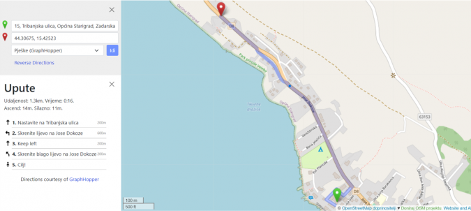 MIRILA - 1) WESTERNERS KOIĆ'S DOWNHILL, Apartmani Bosi i Goli Starigrad Paklenica