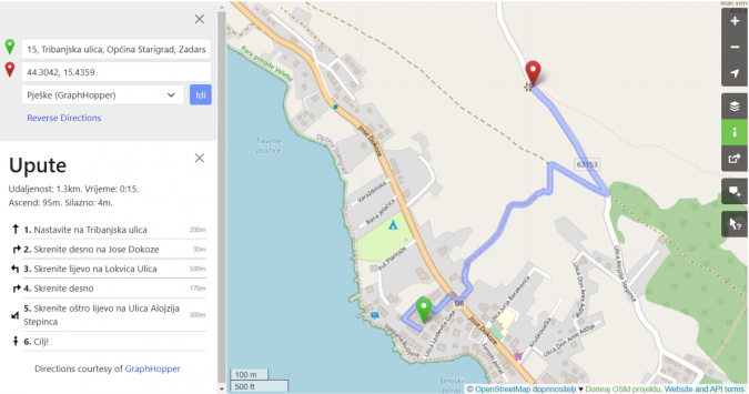 MIRILA - 2) MEASURES ABOVE THE PEAR LAND, Apartmani Bosi i Goli Starigrad Paklenica