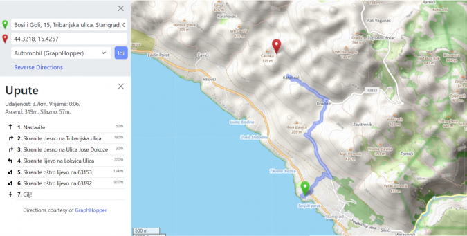 MIRILA - 3) GOOD WILLAGE'S DOWNHILL, Apartmani Bosi i Goli Starigrad Paklenica