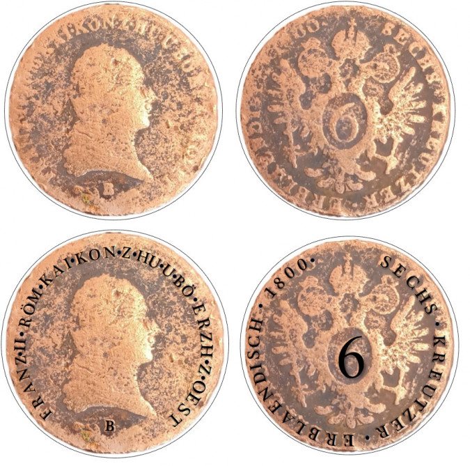 III) Francis II. HABSBURG / 6 KREUTZERS (ORIGINAL), Apartmani Bosi i Goli Starigrad Paklenica